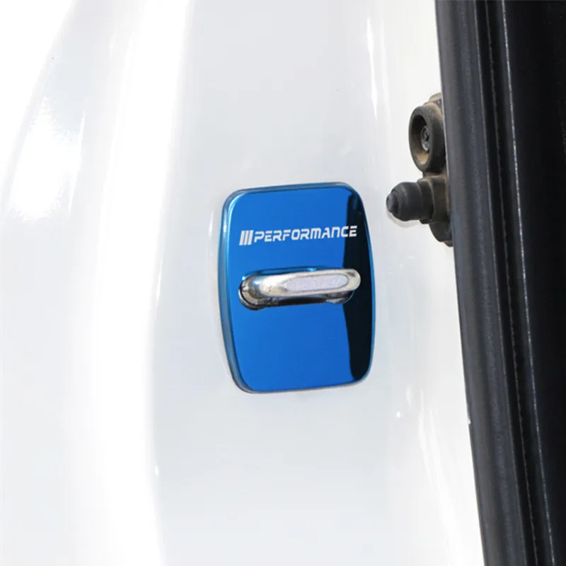 

Car Door Lock Buckle Cover Protector Cover Case for BMW Power Performance M3 M5 X1 X3 X5 X6 E46 E39 E36 Accessories