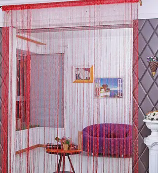 Vida cortinas de habitación hilo cortinas cortina Puerta de cuentas cortinas transparentes para la ventana dormitorio habitación cortinas salón