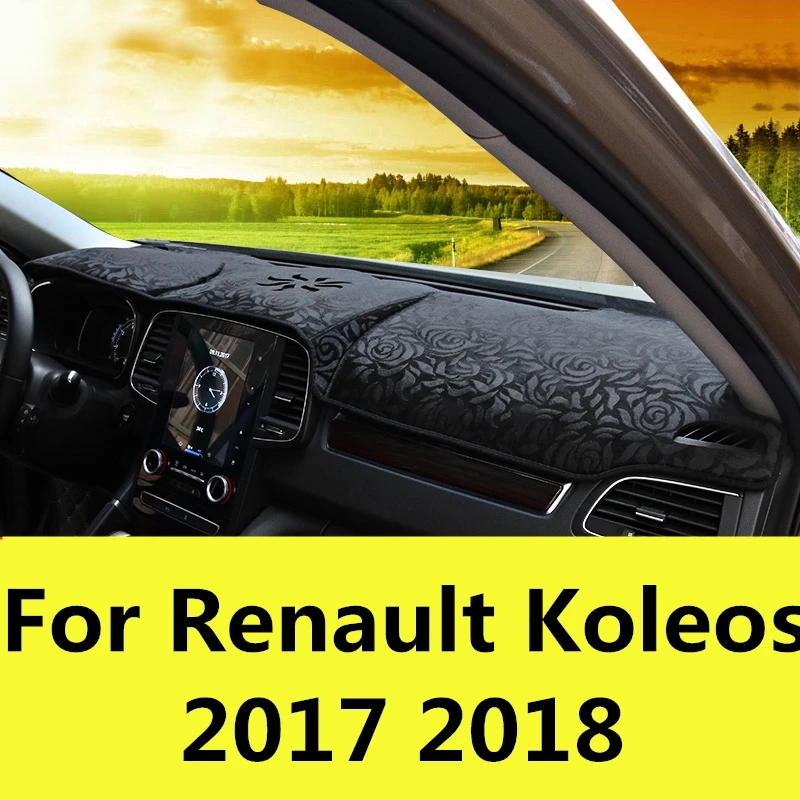 

For Renault Koleos 2017 2018 Dashboard Cover Mat Pad Sun Shade Avoid Light Dash Board Carpet Protector Interior Auto Accessories