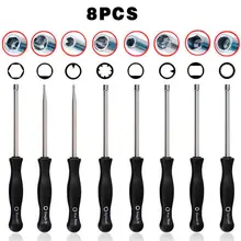 Профессиональный 8 шт. отвертка инструмент для настройки карбюратора одиночный D двойной D шестигранный набор для большинства 2 циклов карбюратора