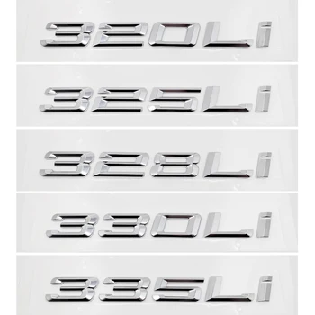 

For BMW 3 Series 330Li 325Li 328Li 330Li 335 Li E91 E92 E46 F34 Black Silver Rear Trunk Decal Badge Car Modification Sticker