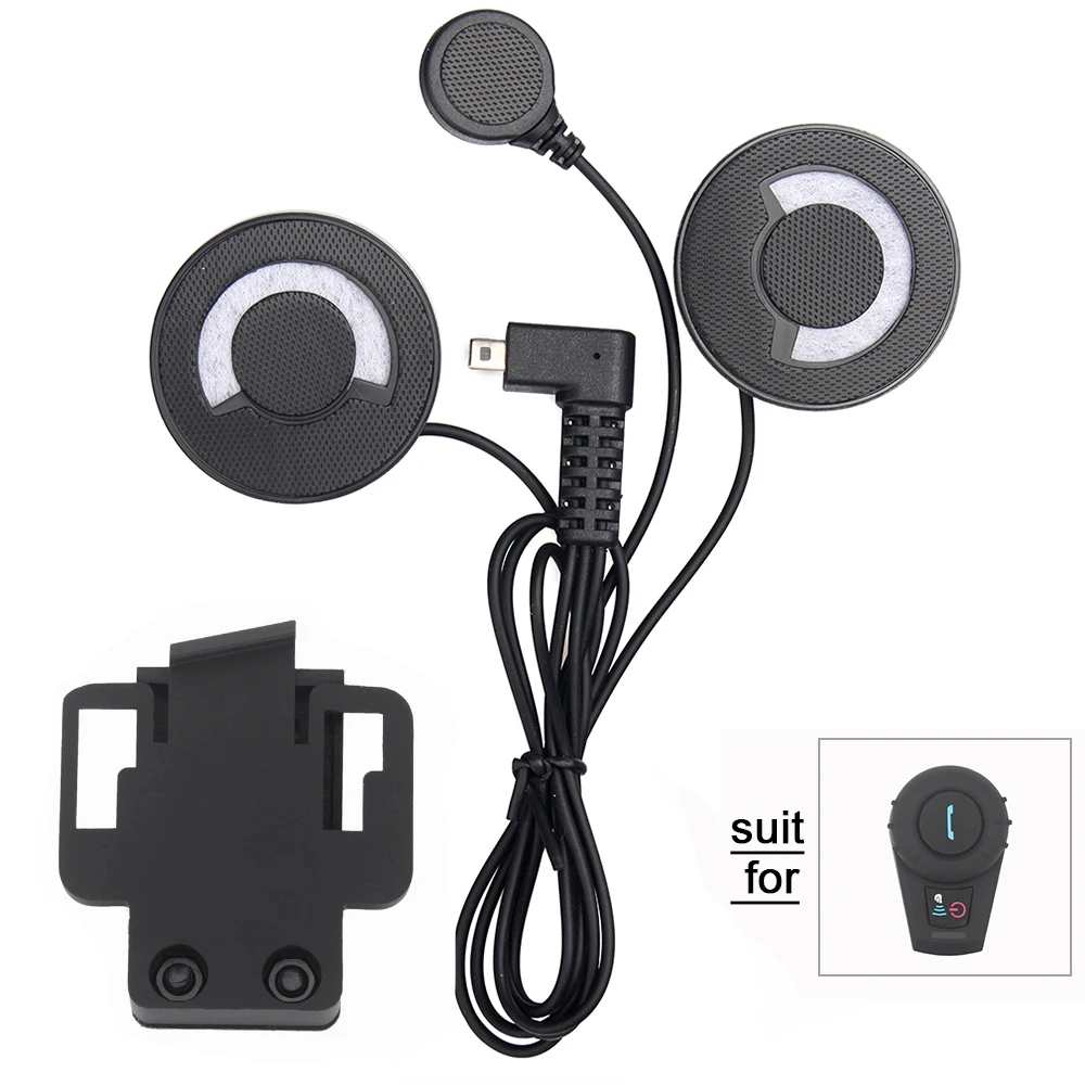

Motorcycle intercom headset accessories, soft earphone & clip bracket suit for FDCVB moto helmet bt intercom