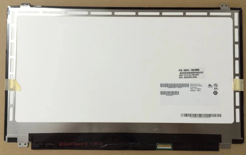 

Free Shipping B156XTN03.3 N156BGE-EB1 N156BGE-E31 LP156WHU TPA1 B156XTN03.1 LTN156AT31 SLIM LED SCREEN EDP 30pin LCD Screen