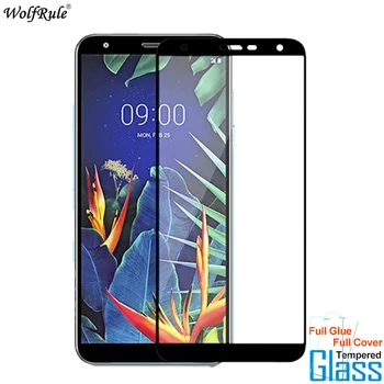 Перейти на Алиэкспресс и купить 2 шт для стекла LG K40 Защитная пленка для экрана с полным клеем закаленное стекло для LG K40 стекло для LG K12 Plus пленка для телефона X4 2019 5,7''