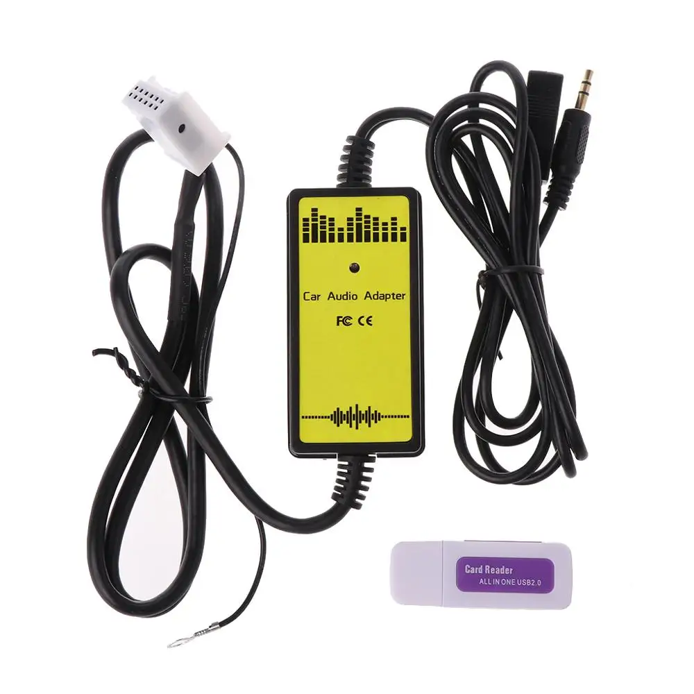 

Car Auto CD Adapter MP3 Audio Player USB Aux-in Radio Interface 12 Pin For VW Audi Skoda Seat High Quality