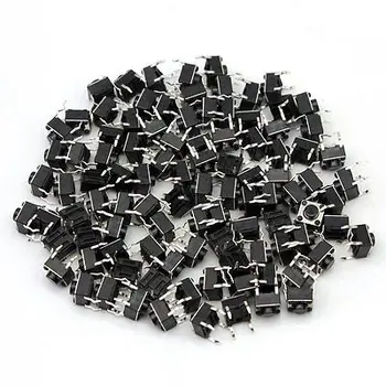 

30Pcs Tacle Push Button Switch Tact Switch 6X6X5mm 4-pin DIP