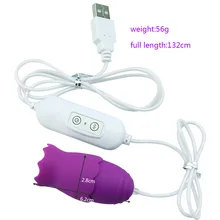 Vaginal aspirator electric tongue USB charging licking double jump eggs 20 rates vibration remote control female breast scratch