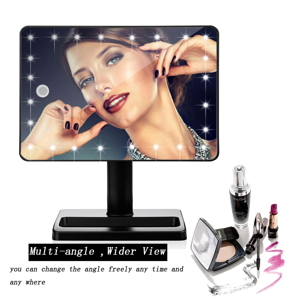 WanEway 30 Brighter Lighted Makeup Mirror with LED Lights ,Illuminated