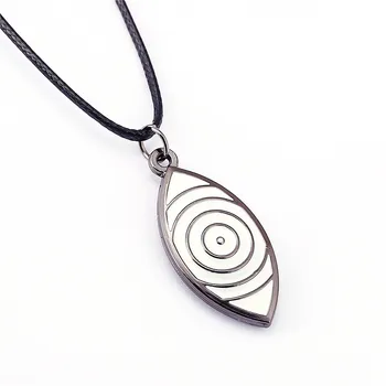 

Anime Naruto Choker Necklace Sasuke Rinnegan Pendant Men Women Gift Anime Jewelry Accessories Action Figure Cosplay Toys