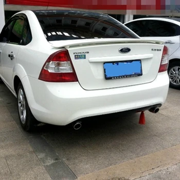 

For Ford Focus Spoiler 2009 2010 2011 High Quality Primer Color Abs Plastic Tail Wing Decoration