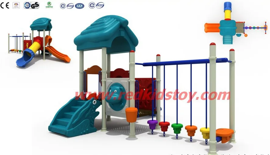 outdoor swing and slide