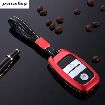 

Aluminium Alloy car Key Cover Shell Case Holder For KIA Sorento KX5 KX3 K3 K5 Sportage Niro Optima 3/4 Button Smart Fob Key