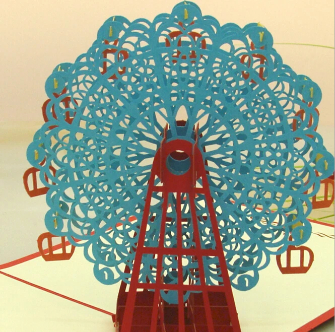 

Ferris wheel 3D Popup Greeting Card