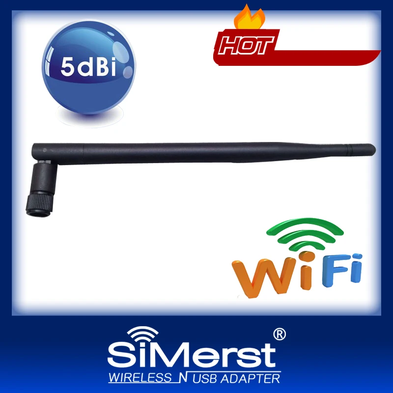 Pintop 5dBi RP SMA Extension Cable antenna 2.4G Wireless WIFI Antenna