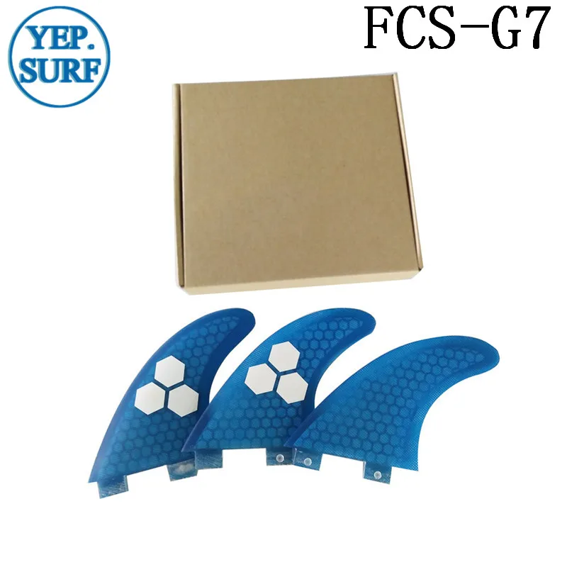 Плавник для серфинга FCS G7 Fin сотовый плавник доски синий цвет квилhas thruster