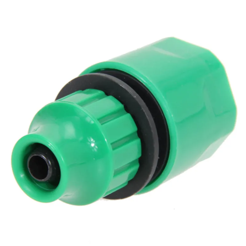 

20pcs 1/4" 3/8" Flow Through Connector Quick Connector Snap-in Quick Garden Hose End Connector Hoses And Watering Fittings