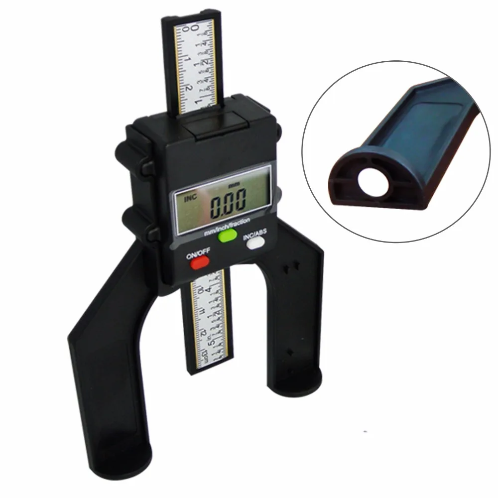 Hand Router Depth Gauge Horizontal Vertical Measure Self Standing
