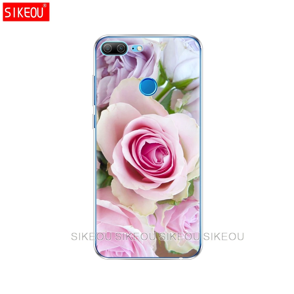 Силиконовый чехол для телефона Huawei Honor 10 V10 3c 4C 5c 5x 4A 6A 6C pro 6X7X6 7 8 9 LITE фиолетовый летний пионы цветок пион - Цвет: 73839