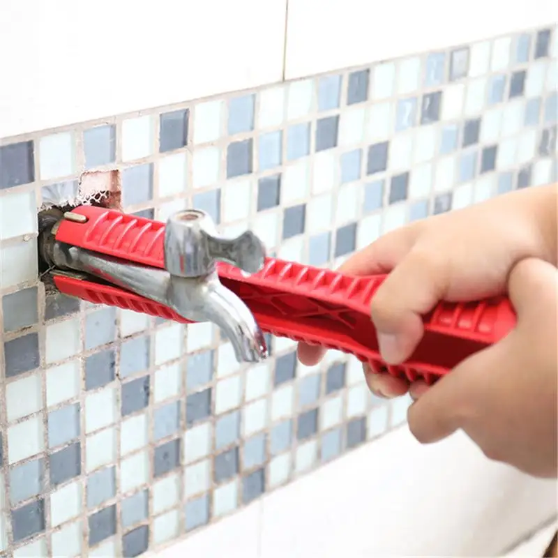 Online Multifunktionale Wasser Rohr Doppel Ende Wrench Becken Boden Zangen Hülse Bad Wasserhahn Waschbecken Installation Und Wartung Werkzeug