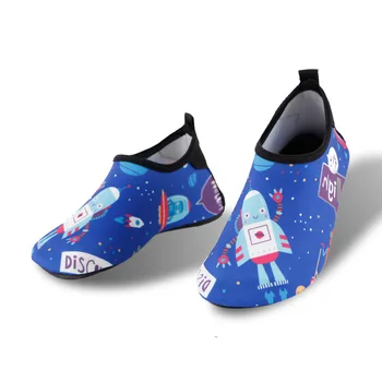 

Toddler Kids Swim Water Shoes Baby Child Quick-Dry Non-Slip Cute Cartoon Printed Barefoot Aqua Socks For Beach Pool