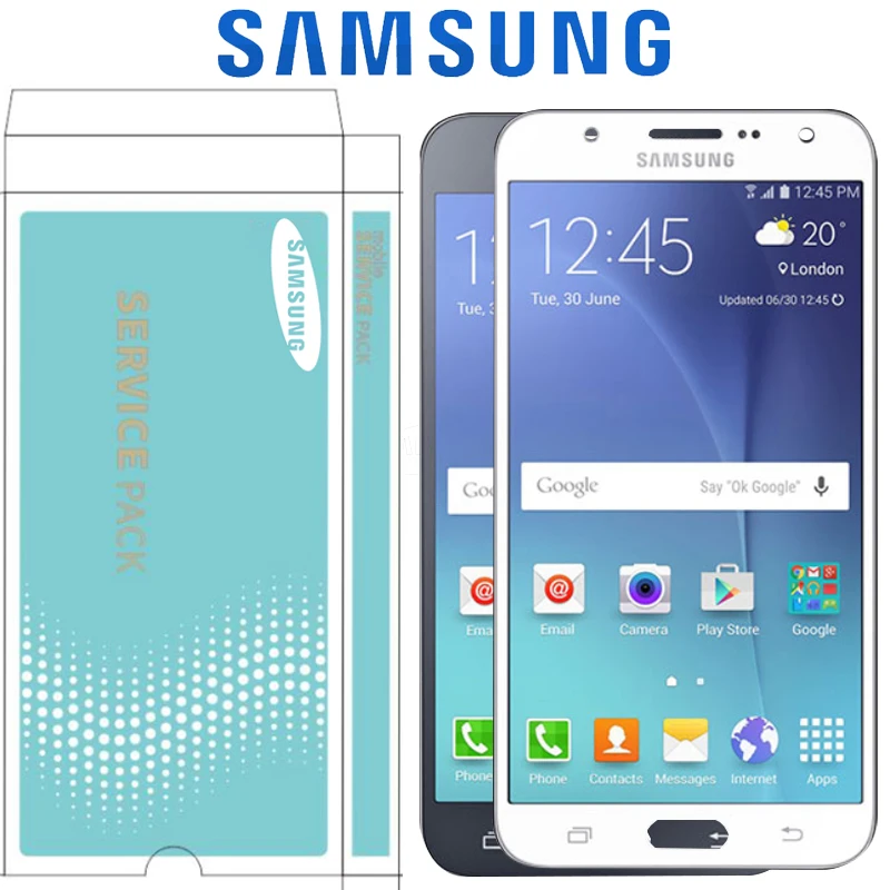 Оригинальный SUPER AMOLED экран 5 дюйма для SAMSUNG Galaxy J7 2016 J710 J710F J710FN J710M ЖК дисплей