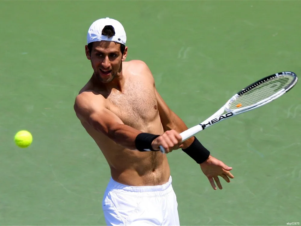 Популярный постер для тенниса АТР Novak Djokovic огромный парусиновый с принтом TXHOME D5321