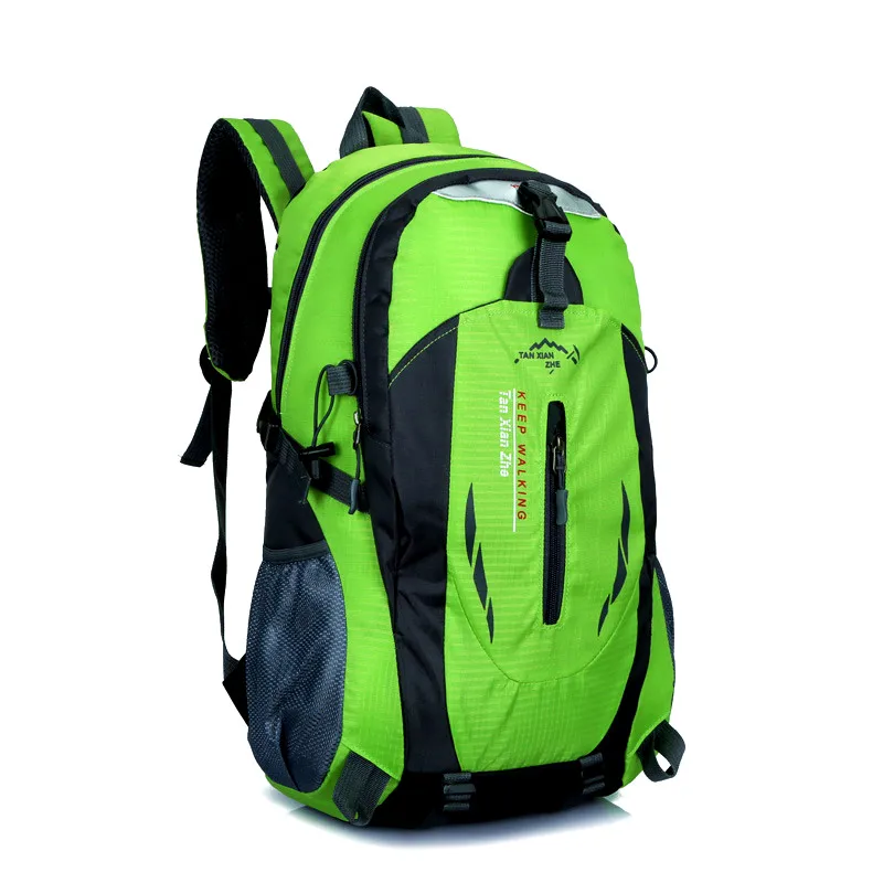 Походные рюкзаки для альпинизма, мужские дорожные сумки, водонепроницаемые походные рюкзаки, походный рюкзак, спортивная сумка, мужской рюкзак - Цвет: Светло-зеленый