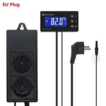 

EU/US Plug Socket Aquarium Thermostat Temperature Controller Refrigerator Heating Cooling Automatic Thermostat Regulator Control