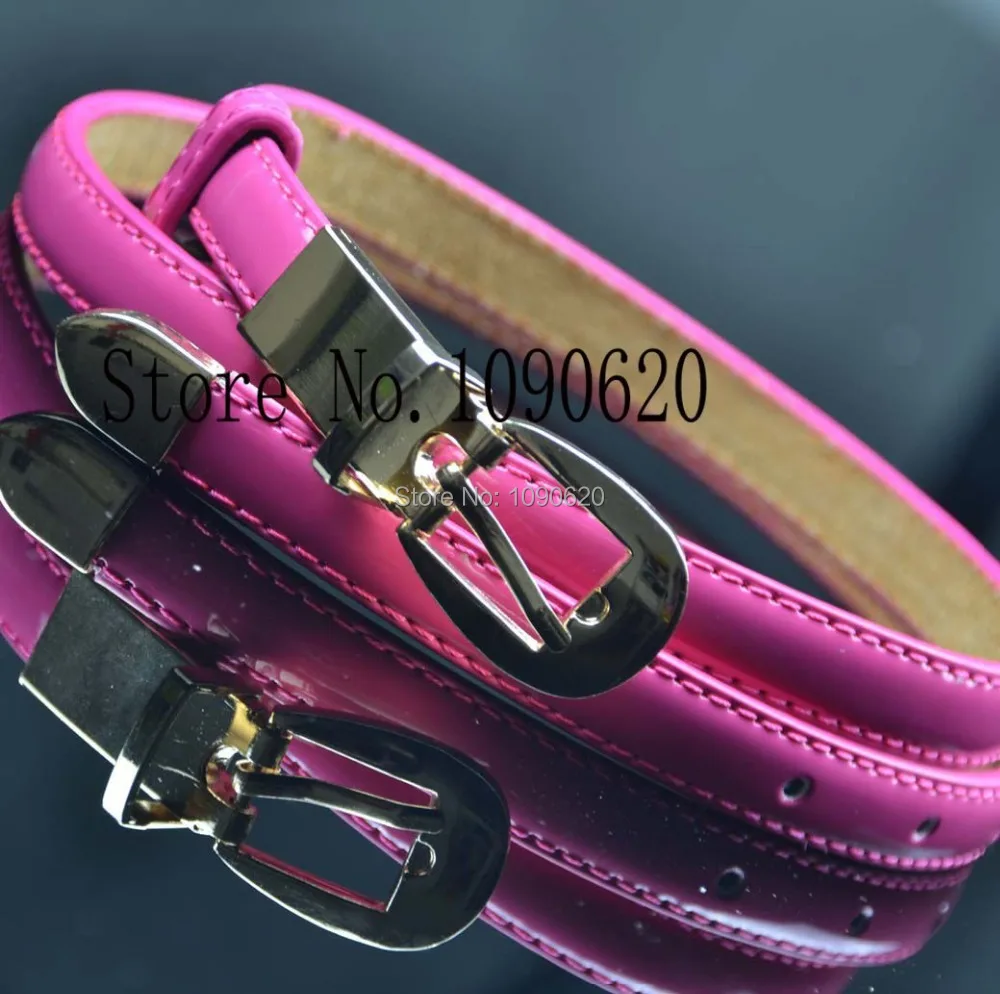 Kids belts girl PU belts children skinny belt casual wear match pants