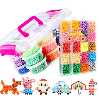 

Magical set of handmade diy toys children's puzzle creative water mist magic beads