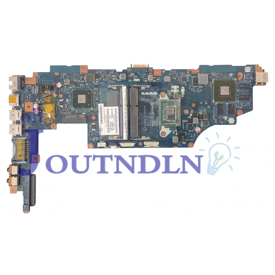 Материнская плата JOUTNDLN для ноутбука Toshiba Satellite U940 U945 K000136090 VCUAA LA-9161P W/ I5-3317U CPU и GT630M