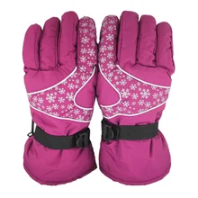 Top Quality Outdoor Camping Waterproof Women Sport Ski Gloves Female Warm Winter Snowboard Gloves Windproof Snow
