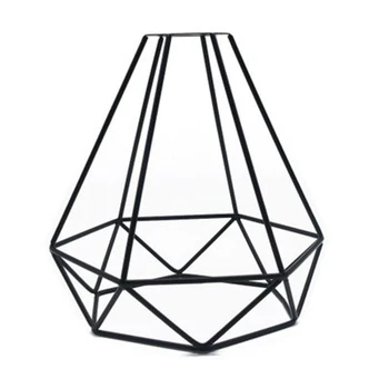 

Black Retro Edison Lampshade Wire Birdcage Shape Lampshade Home Ceiling Lighting Fixtures Lamp Shades