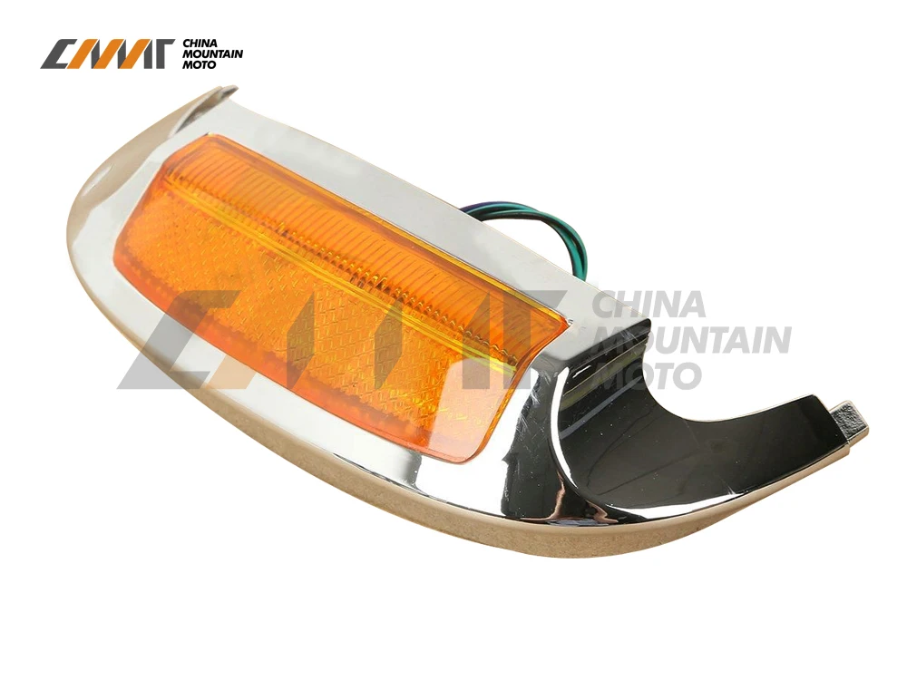 

Front LED Fender Tip Amber Light case for Harley Electra Glide Ultra Limited 2009-up