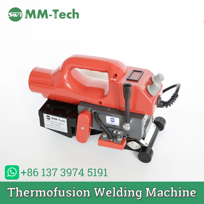 SWT NS800D Hot wedge welding machine Geomembrane liner overlap seam