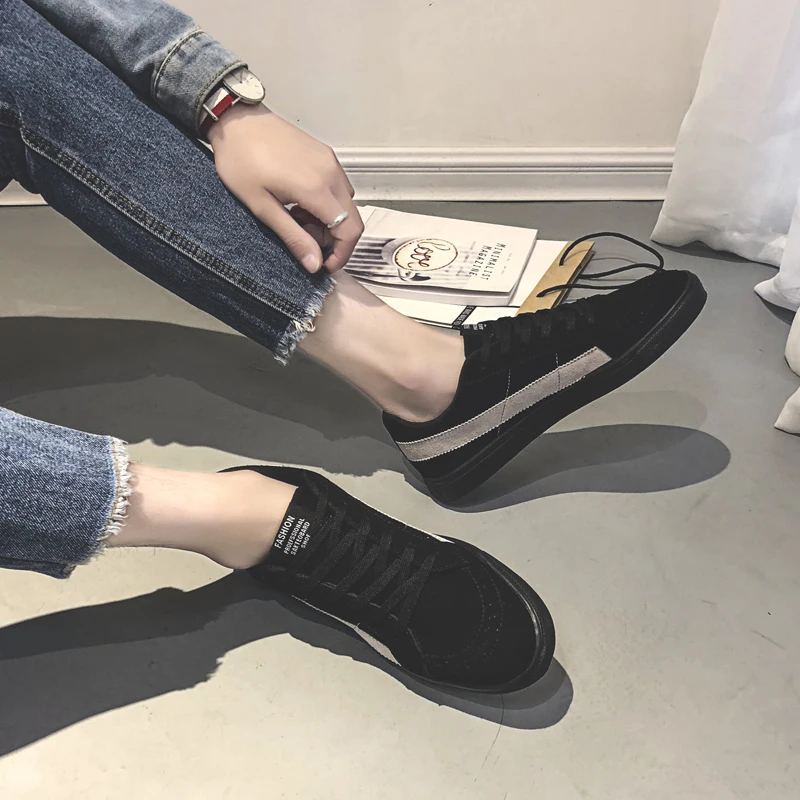 

Spring casual canvas tide shoes men's shoes Korean version of the trend of the network red versatile shoes men's shoes 2019