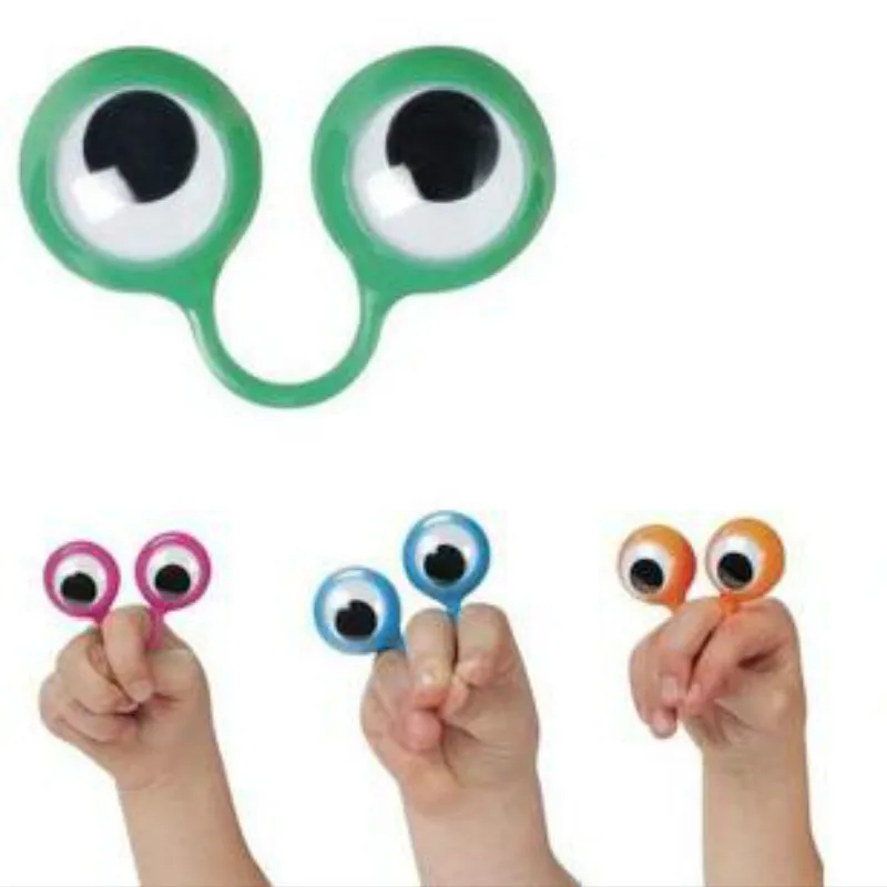 

2017 NEW 5pieces / lots Active eye ring Funny toys finger toys cartoon props toys for children