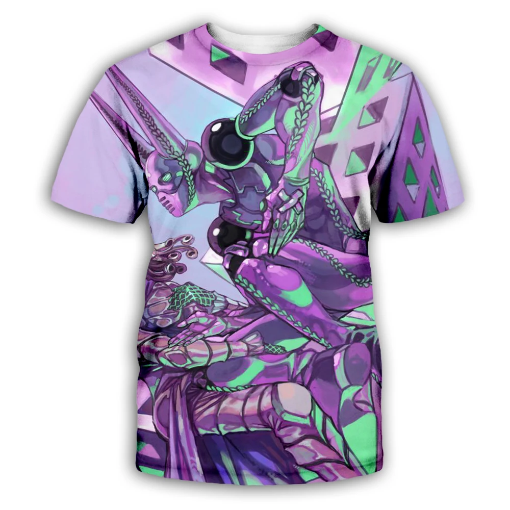 

New Unisex Pullover Sweatshirts 3D Hoodies JOJO Cosplay Harajuku JoJo Bizarre Adventure Hooded Tracksuits short sleeve shirts