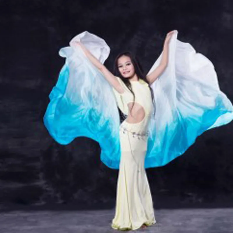 Детская фата из 100% натурального шелка для танцев в восточном стиле|silk veil|bellydance