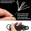 Outdoor Paracord Rope Keychain EDC Survival Kit Cord Lanyard Military Emergency Key Chain  For Hiking Camping 5 Colors Wholesale ► Photo 3/6