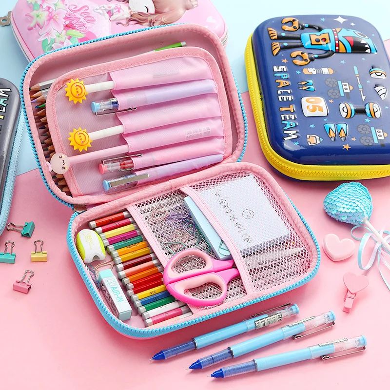 

cake pencil case unicorn estuche escolar High capacity pencilcase kalem kutu trousse scolaire stylo astuccio scuola pen case