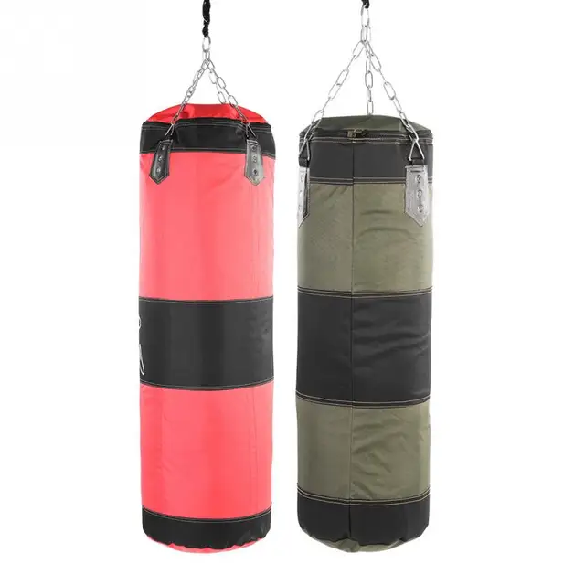 Empty Boxing Sand Bag Hanging Kick Sandbag Boxing Training Fight Karate