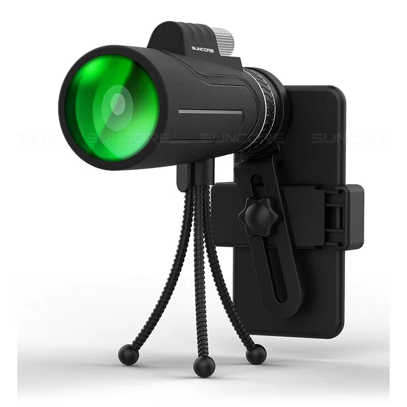 

16x50 Monocular High Power Telescope for Smartphone Multilayer Coating Optical Lenses Outdoor Hunting with Mobile Phone Holder