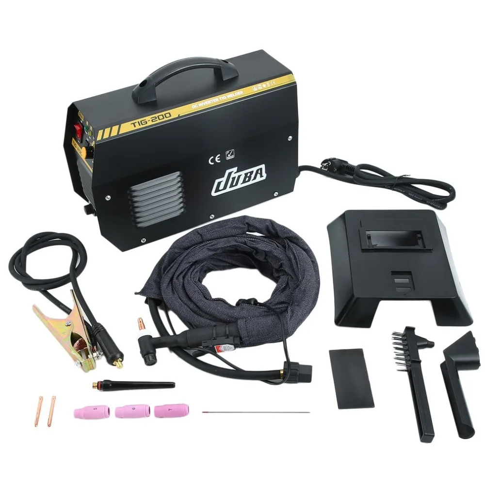 

(Ship From DE)TIG-200 Lightweight Over-Voltage Protection DC Inverter TIG Welder Tig/Arc/Stick Tig Welding Machine