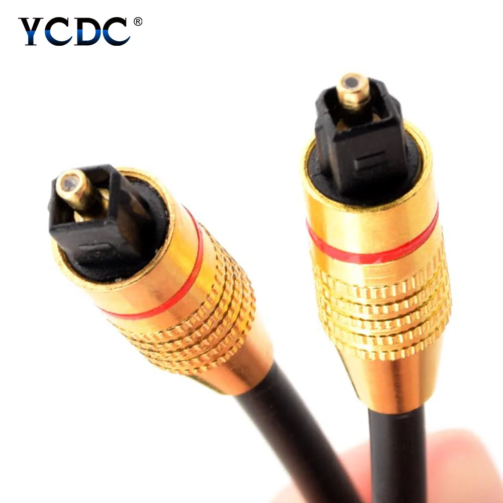 

3/10/16ft TosLink Fiber Optics Digital Audio Optical Cable SPDIF Cord OD5.0 Wire Compatible ADAT, Dolby Digital,Pro Audio Cards