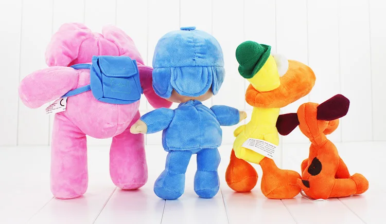 4 шт./партия 12-30 см POCOYO мультяшная плюшевая кукла игрушка LOULA PATO ELLY POCOYO Мягкая Горячая животное кукла игрушка популярный подарок для детей
