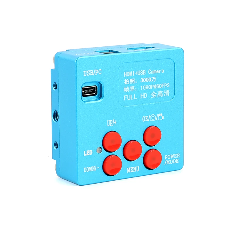 21MP/30MP 1080P 60FPS 2K TF видеорегистратор HDMI промышленный видеомикроскоп камера 130X C