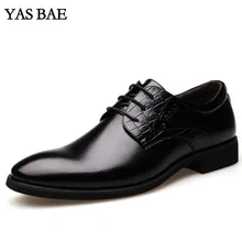 Роскошные мужские китайские брендовые итальянские модные стильные кожаные модельные офисные вечерние туфли из лакированной кожи; цвет черный, коричневый; дешевая обувь для мужчин