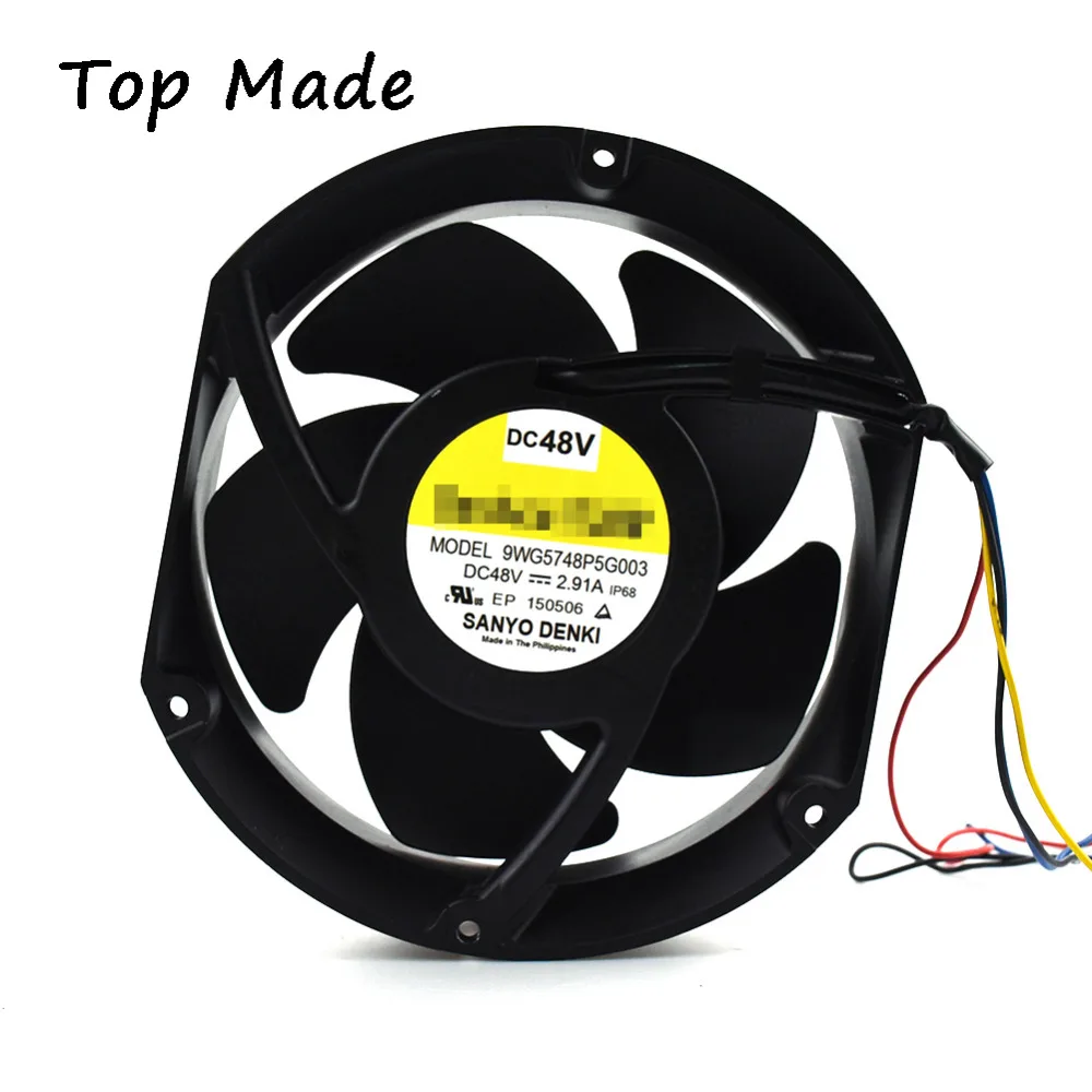 9WG5748P5G003 DC48V 2.91A для оригинального инверторного вентилятора SANYO 172*172*51