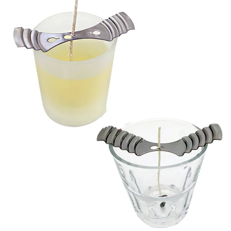 5pcs Metal Candle Wicks Holder candles wick centering device tray Candle Making Supplies DIY